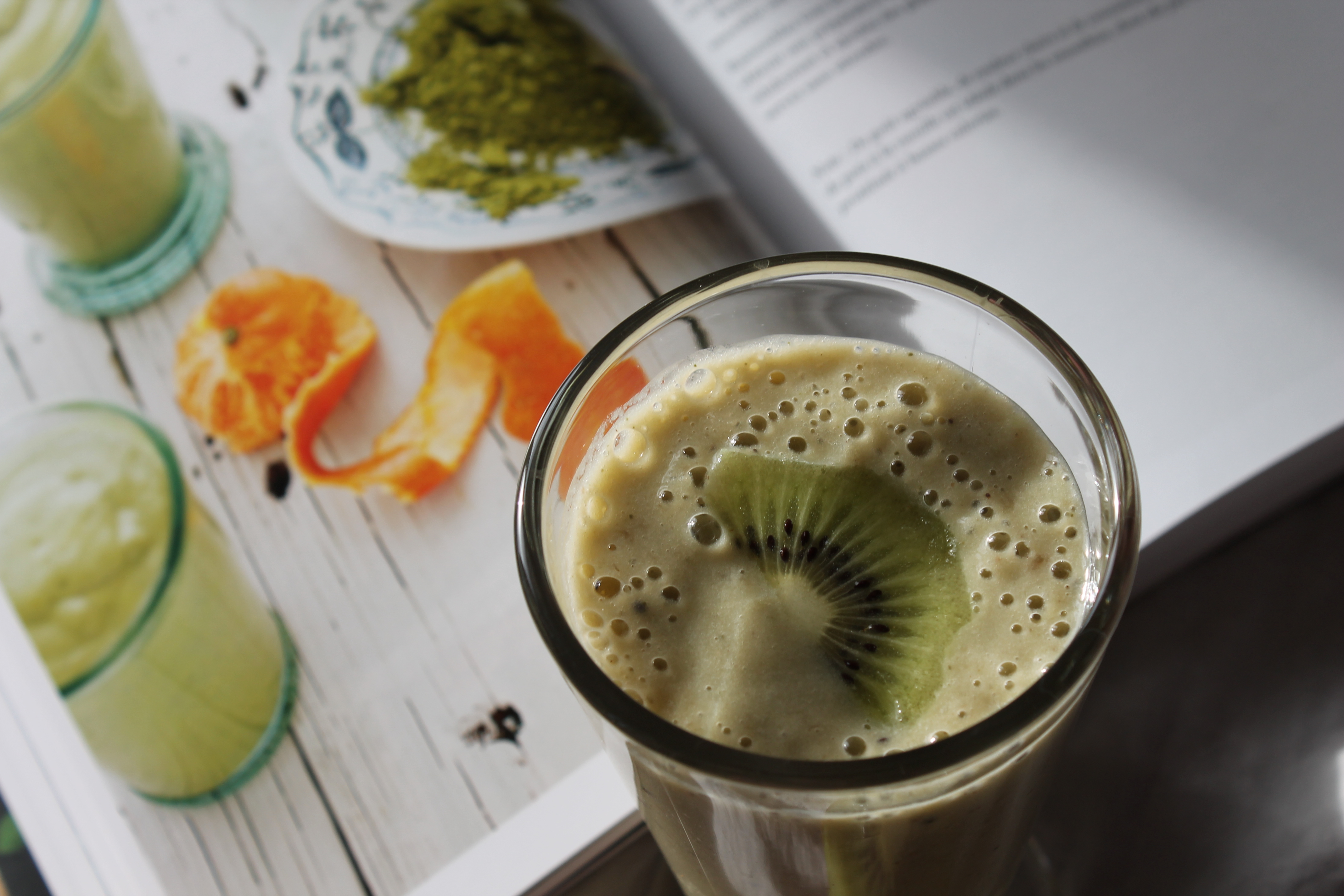 Smoothie Au Kiwi Et Matcha Food Fun Foto